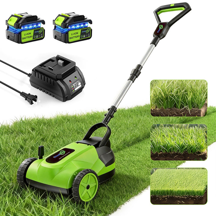 Small cordless lawn mower