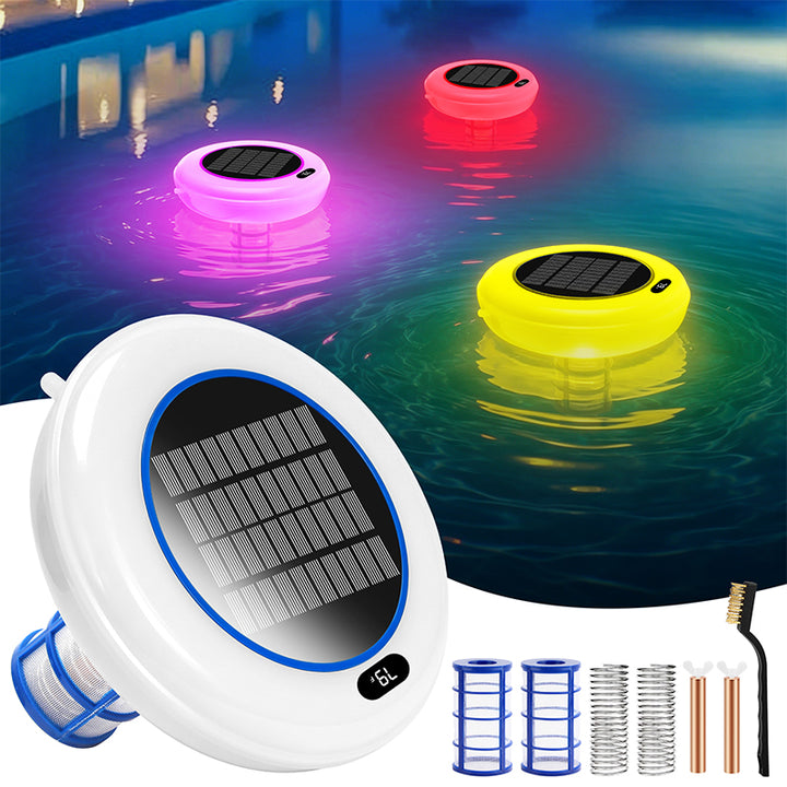 Solar powered pool ionizer