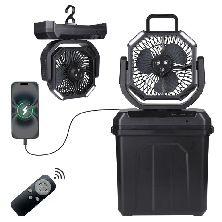 Mist camping fan