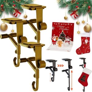 2 In 1 Adjustable Christmas Garland and Stocking Hanger hardware equipment
