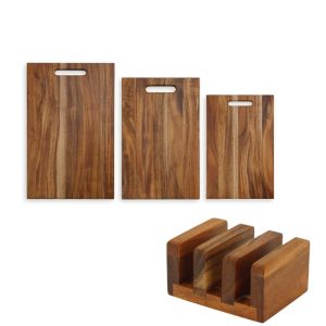 3pcs Wood Cutting Board Set For Kitchen hardware equipment