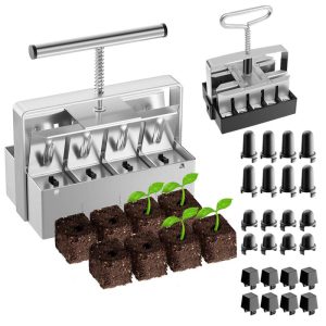 Cell Soil Block Maker with 3 Kinds Seed Pins hardware equipment