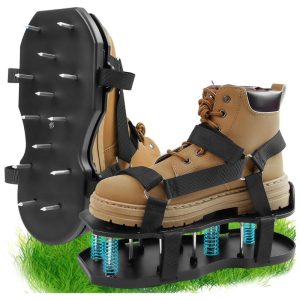 13-Spike Upgrade Lawn Aerator Shoes with Spring Base hardware equipment