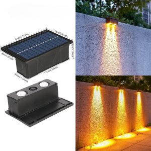 Double LED Solar Wall Lamp industrial tool
