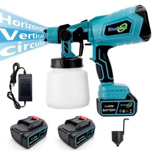 High-pressure Cordless Paint Sprayer with 2 Batteries hardware equipment